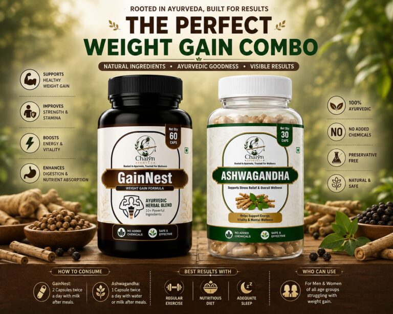 GainNest and Ashwagandha combo pack